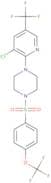 4-(3-chloro-5-(trifluoromethyl)(2-pyridyl))-1-((4-(trifluoromethoxy)phenyl)sulfonyl)piperazine