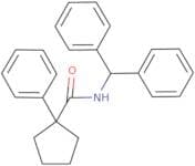 N-(diphenylmethyl)-1-phenylcyclopentane-1-carboxamide