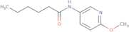 N-(6-methoxy-3-pyridyl)hexanamide