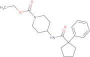 ethyl 4-(1-phenylcyclopentaneamido)piperidine-1-carboxylate