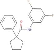 N-(3,5-difluorophenyl)-1-phenylcyclopentane-1-carboxamide