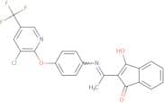 2-(((4-(3-chloro-5-(trifluoromethyl)-2-pyridyloxy)phenyl)amino)ethylidene)indane-1,3-dione