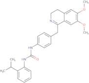 1-(4-((6,7-dimethoxy(3,4-dihydroisoquinolyl))methyl)phenyl)-3-(2-isopropylphenyl)urea