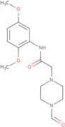 N-(2,5-dimethoxyphenyl)-2-(4-formylpiperazinyl)ethanamide