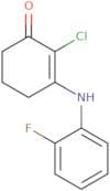 2-chloro-3-((2-fluorophenyl)amino)cyclohex-2-en-1-one