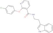 (2-(4-chlorophenoxy)(3-pyridyl))-N-(2-indol-3-ylethyl)formamide