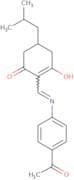 2-(((4-acetylphenyl)amino)methylene)-5-(2-methylpropyl)cyclohexane-1,3-dione