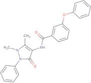 N-(2,3-dimethyl-5-oxo-1-phenyl(3-pyrazolin-4-yl))(3-phenoxyphenyl)formamide