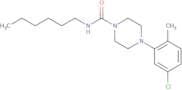 4-(5-chloro-2-methylphenyl)-N-hexylpiperazine-1-carboxamide