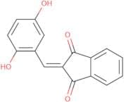 2-((2,5-dihydroxyphenyl)methylene)indane-1,3-dione