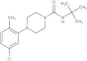 N-tert-butyl-4-(5-chloro-2-methylphenyl)piperazine-1-carboxamide