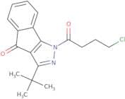 3-(tert-butyl)-1-(4-chlorobutanoyl)indeno[2,3-d]pyrazol-4-one