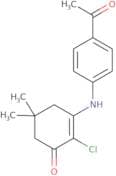 3-((4-acetylphenyl)amino)-2-chloro-5,5-dimethylcyclohex-2-en-1-one
