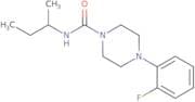 N-(butan-2-yl)-4-(2-fluorophenyl)piperazine-1-carboxamide
