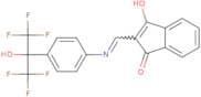 2-(((4-(2,2,2-trifluoro-1-hydroxy-1-(trifluoromethyl)ethyl)phenyl)amino)methylene)indane-1,3-dione