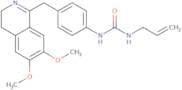 1-(4-((6,7-dimethoxy(3,4-dihydroisoquinolyl))methyl)phenyl)-3-(prop-2-enyl)urea