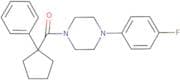4-(4-fluorophenyl)piperazinyl phenylcyclopentyl ketone