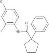 N-(4-chloro-2-fluorophenyl)(phenylcyclopentyl)formamide