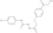 methyl 4-((N-((((4-methylphenyl)amino)thioxomethyl)amino)carbamoyl)methoxy)benzoate
