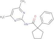 N-(4,6-dimethylpyrimidin-2-yl)-1-phenylcyclopentane-1-carboxamide