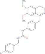 1-(4-((6,7-dimethoxy(3,4-dihydroisoquinolyl))methyl)phenyl)-3-(4-bromobenzyl)urea