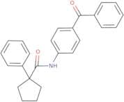 N-(4-benzoylphenyl)-1-phenylcyclopentane-1-carboxamide