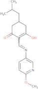 2-(((6-methoxy(3-pyridyl))amino)methylene)-5-(2-methylpropyl)cyclohexane-1,3-dione