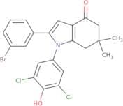 1-(3,5-dichloro-4-hydroxyphenyl)-2-(3-bromophenyl)-6,6-dimethyl-5,6,7-trihydroindol-4-one