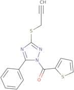 5-phenyl-3-prop-2-ynylthio(1,2,4-triazolyl) 2-thienyl ketone