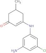 3-((3-amino-5-chlorophenyl)amino)-5-methylcyclohex-2-en-1-one