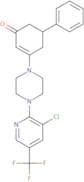 3-(4-(3-chloro-5-(trifluoromethyl)(2-pyridyl))piperazinyl)-5-phenylcyclohex-2-en-1-one