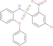 ((4-chloro-2-nitrophenyl)sulfonyl)(2-phenoxyphenyl)amine