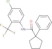N-(4-chloro-2-(trifluoromethyl)phenyl)(phenylcyclopentyl)formamide