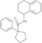 1-phenyl-N-(1,2,3,4-tetrahydronaphthalen-1-yl)cyclopentane-1-carboxamide