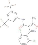 (3-(2,6-dichlorophenyl)-5-methylisoxazol-4-yl)-N-(3,5-bis(trifluoromethyl)phenyl)formamide
