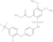 methyl 2-(2-(((4-(3-chloro-5-(trifluoromethyl)(2-pyridyloxy))phenyl)amino)sulfonyl)-4,5-dimethoxyp…