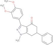 3-(3,4-dimethoxyphenyl)-1-methyl-6-phenyl-5,6,7-trihydro1H-indazol-4-one