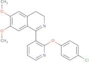 1-(3-(6,7-dimethoxy(3,4-dihydroisoquinolyl))(2-pyridyloxy))-4-chlorobenzene