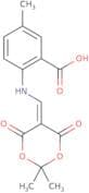 2-(((4,4-dimethyl-2,6-dioxo(3,5-dioxanylidene))methyl)amino)-5-methylbenzoic acid