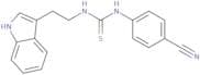 4-((((2-indol-3-ylethyl)amino)thioxomethyl)amino)benzenecarbonitrile