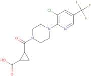 2-((4-(3-chloro-5-(trifluoromethyl)-2-pyridyl)piperazinyl)carbonyl)cyclopropanecarboxylic acid