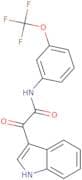 2-indol-3-yl-2-oxo-N-(3-(trifluoromethoxy)phenyl)ethanamide