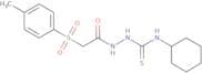1-((4-methylphenyl)sulfonyl)acetyl-4-cyclohexylthiosemicarbazide