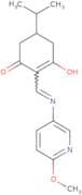2-(((6-methoxy(3-pyridyl))amino)methylene)-5-(isopropyl)cyclohexane-1,3-dione