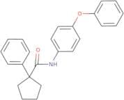 N-(4-phenoxyphenyl)-1-phenylcyclopentane-1-carboxamide