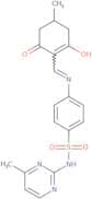 5-methyl-2-(((4-(((4-methylpyrimidin-2-yl)amino)sulfonyl)phenyl)amino)methylene)cyclohexane-1,3-di…