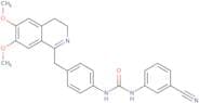 1-(4-((6,7-dimethoxy(3,4-dihydroisoquinolyl))methyl)phenyl)-3-(3-cyanophenyl)urea