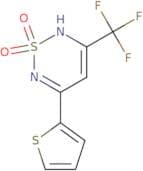 5-(2-thienyl)-3-(trifluoromethyl)-2H-1,2,6-thiadiazine-1,1-dione