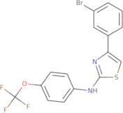 (4-(3-bromophenyl)(2,5-thiazolyl))(4-(trifluoromethoxy)phenyl)amine