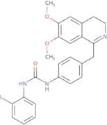 1-(4-((6,7-dimethoxy(3,4-dihydroisoquinolyl))methyl)phenyl)-3-(2-iodophenyl)urea